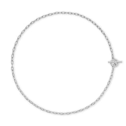 37360207 - DY Madison® Toggle Chain Necklace In Sterling Silver With Diamonds, 3mm