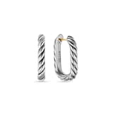 David Yurman DY Madison® Cable Hoop Earrings In Sterling Silver, 24.3mm