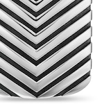 David Yurman Chevron Tag In Sterling Silver, 27mm