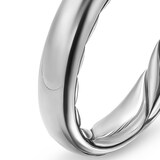 David Yurman DY Mercer™ Band Ring In Sterling Silver, 3.7mm