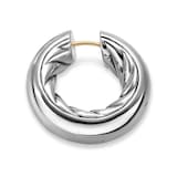 David Yurman DY Mercer™ Hoop Earrings In Sterling Silver, 24.7mm