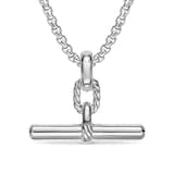 David Yurman DY Madison® Toggle Pendant In Sterling Silver With Diamonds, 29mm