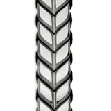 David Yurman Chevron Woven Bracelet in Sterling Silver with Black Nylon, 9mm