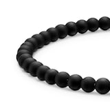 David Yurman Spiritual Beads Bracelet in Black Onyx with Sterling Silver, 4mm