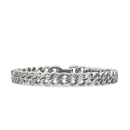 37360242430 - Curb Chain Bracelet in Sterling Silver, 8mm - Size Large
