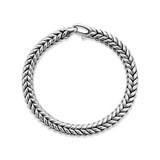 David Yurman Chevron Bead Bracelet in Sterling Silver, 8mm