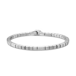 37360254 - Spiritual Beads Cushion Bracelet in Sterling Silver, 4mm