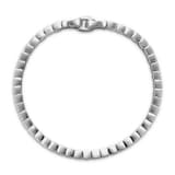 David Yurman Spiritual Beads Cushion Bracelet in Sterling Silver, 4mm - Size Medium