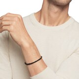 David Yurman Spiritual Beads Cushion Bracelet in Sterling Silver with Black Onyx ,4mm