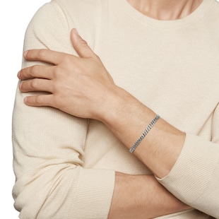 David Yurman Curb Chain Bracelet in Sterling Silver, 6mm