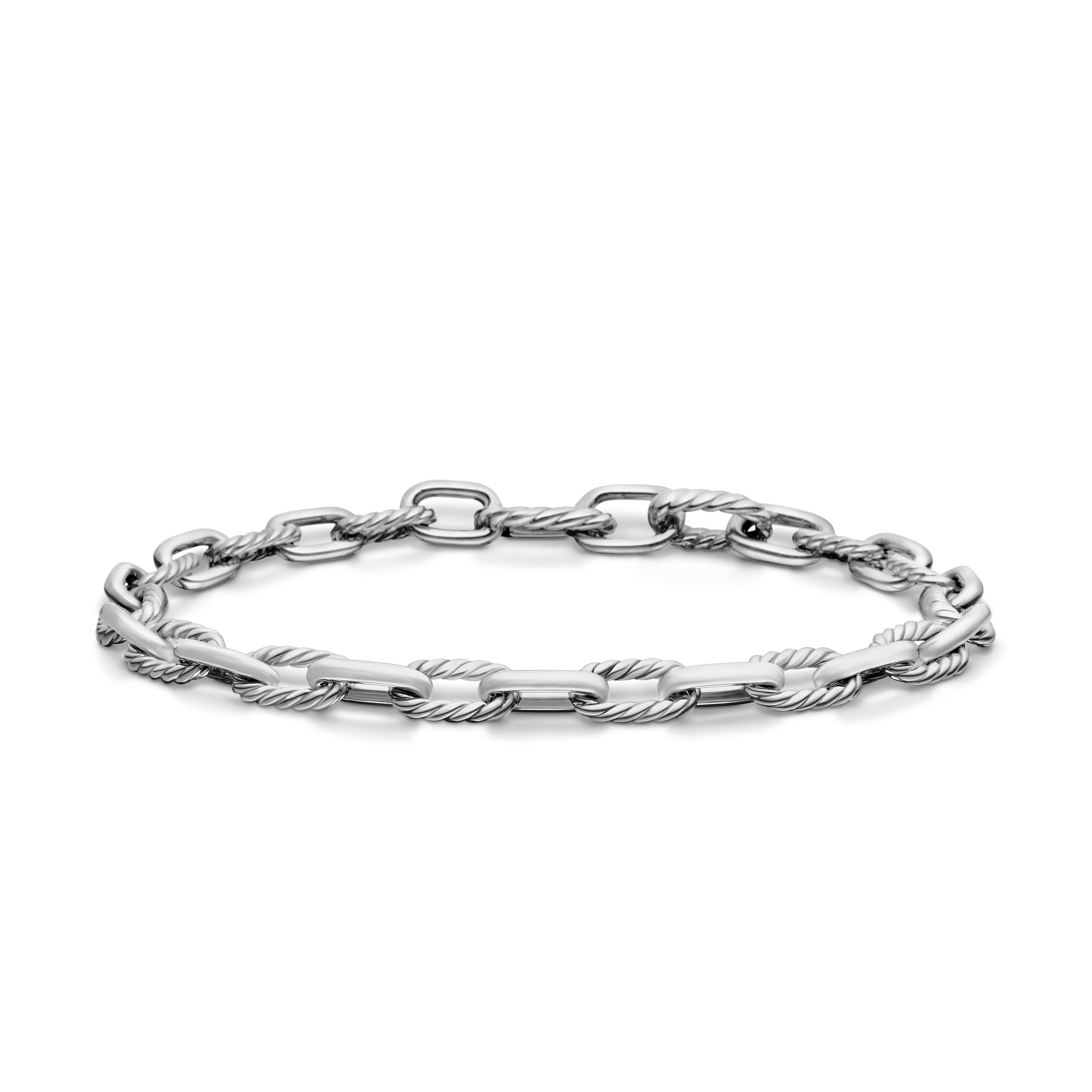 DY Madison® Chain Bracelet in Sterling Silver, 6mm - Size Medium