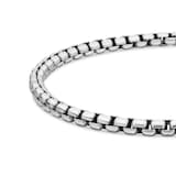 David Yurman Box Chain Bracelet in Sterling Silver, 4mm - Size Medium