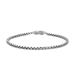 37360261 - Box Chain Bracelet in Sterling Silver, 2.7mm