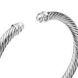 David Yurman Classic Cable Bracelet in Sterling Silver with Diamonds, 5mm - Size Small