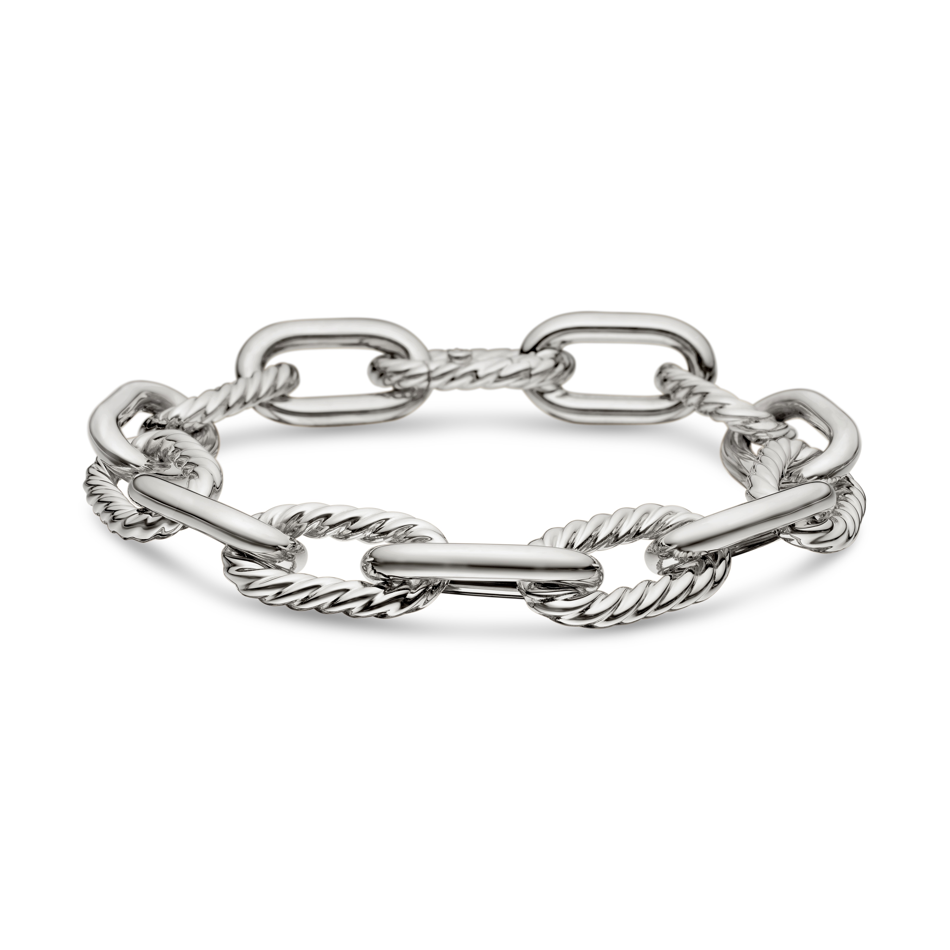 DY Madison® Chain Bracelet in Sterling Silver, 11mm - Size Medium