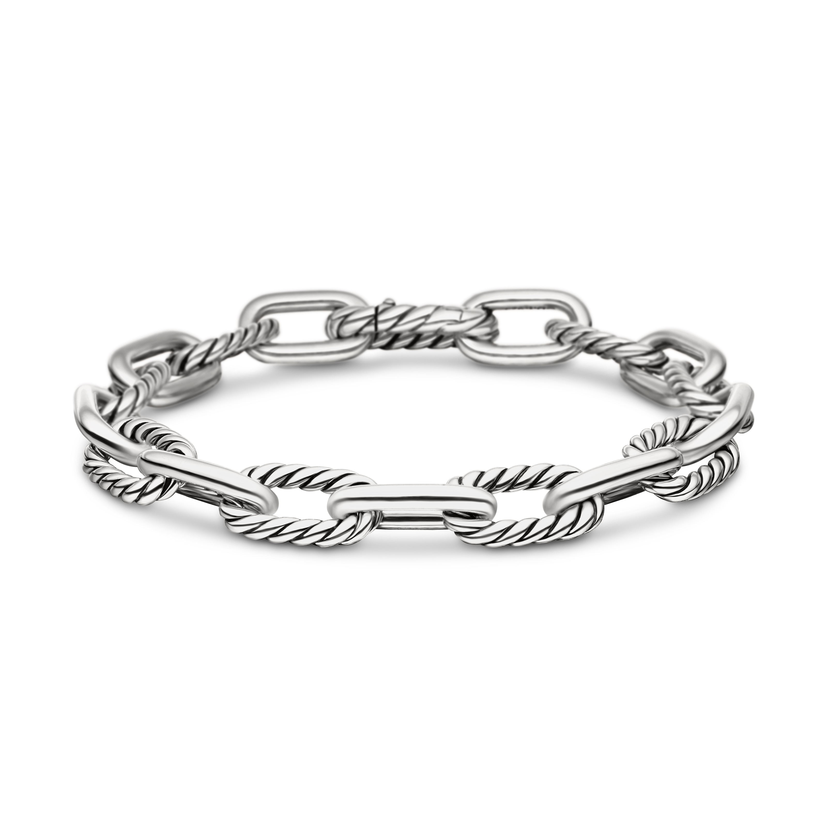 DY Madison® Chain Bracelet in Sterling Silver, 8.5mm - Size Small