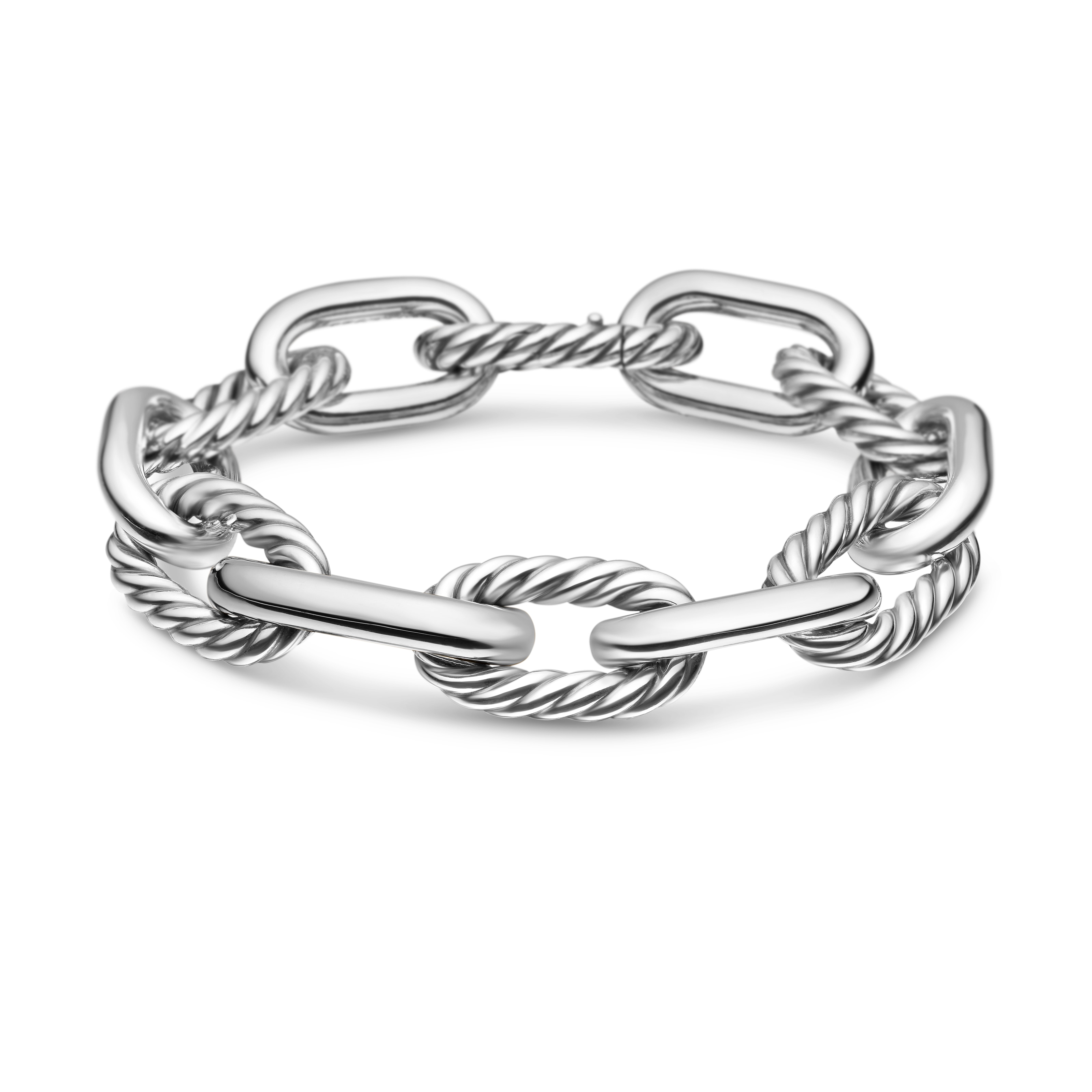 DY Madison® Chain Bracelet in Sterling Silver, 13.5mm - Size Large