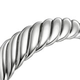 David Yurman Sculpted Cable Bracelet in Sterling Silver, 17mm - Size Small