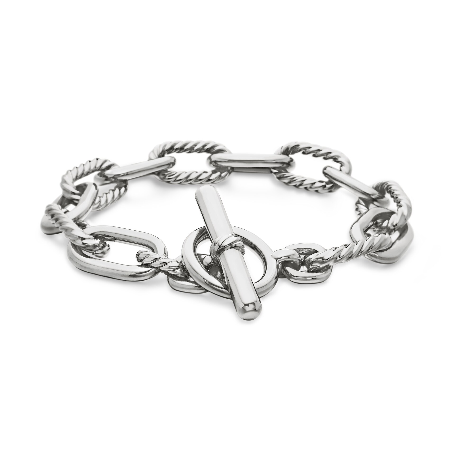 David Yurman DY Madison® Toggle Chain Bracelet in Sterling Silver, 11mm