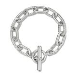 David Yurman DY Madison® Toggle Chain Bracelet in Sterling Silver, 11mm - Size Medium