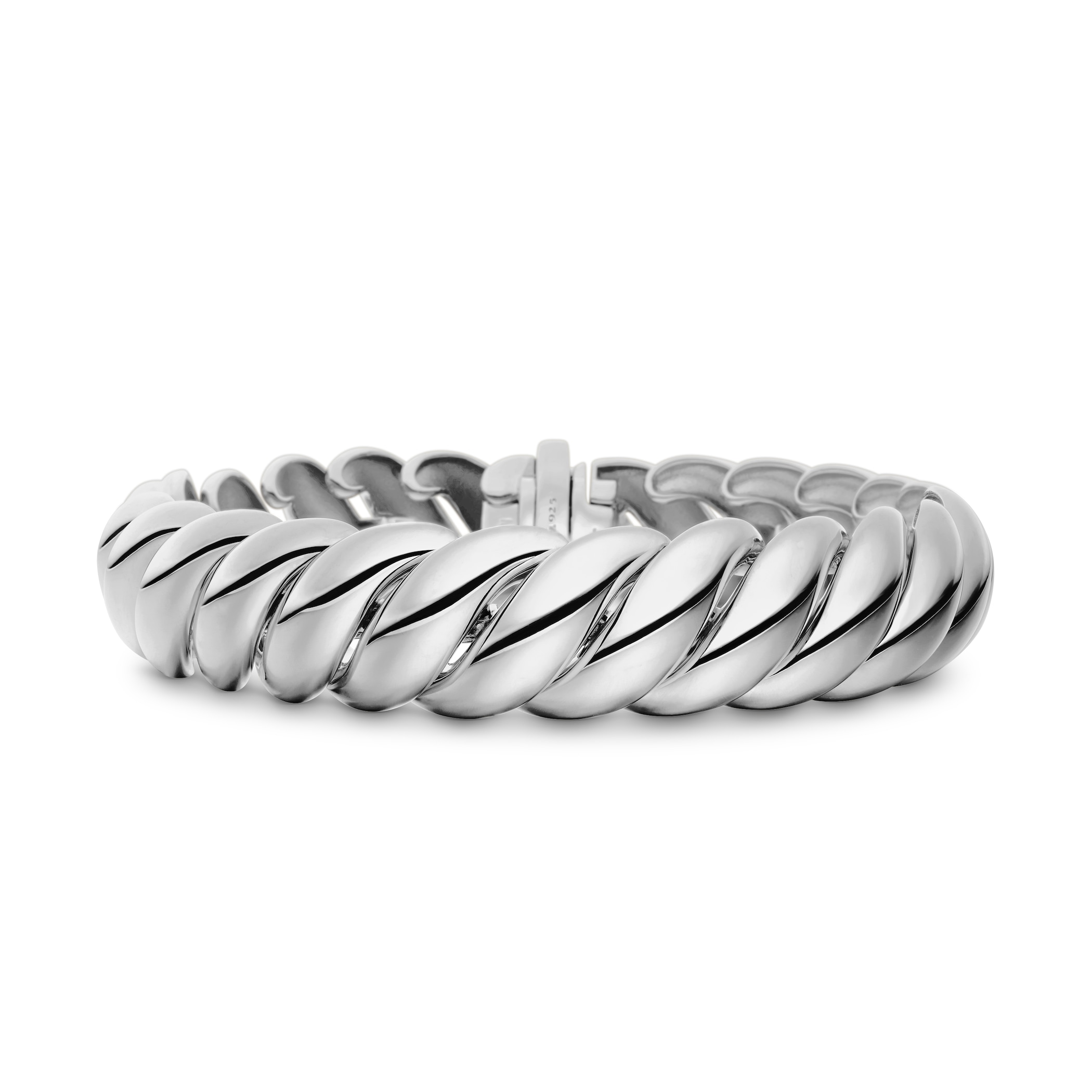 David Yurman Sculpted Cable Bracelet in Sterling Silver, 14mm