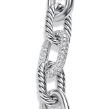 David Yurman DY Madison® Chain Bracelet in Sterling Silver with Diamonds, 11mm