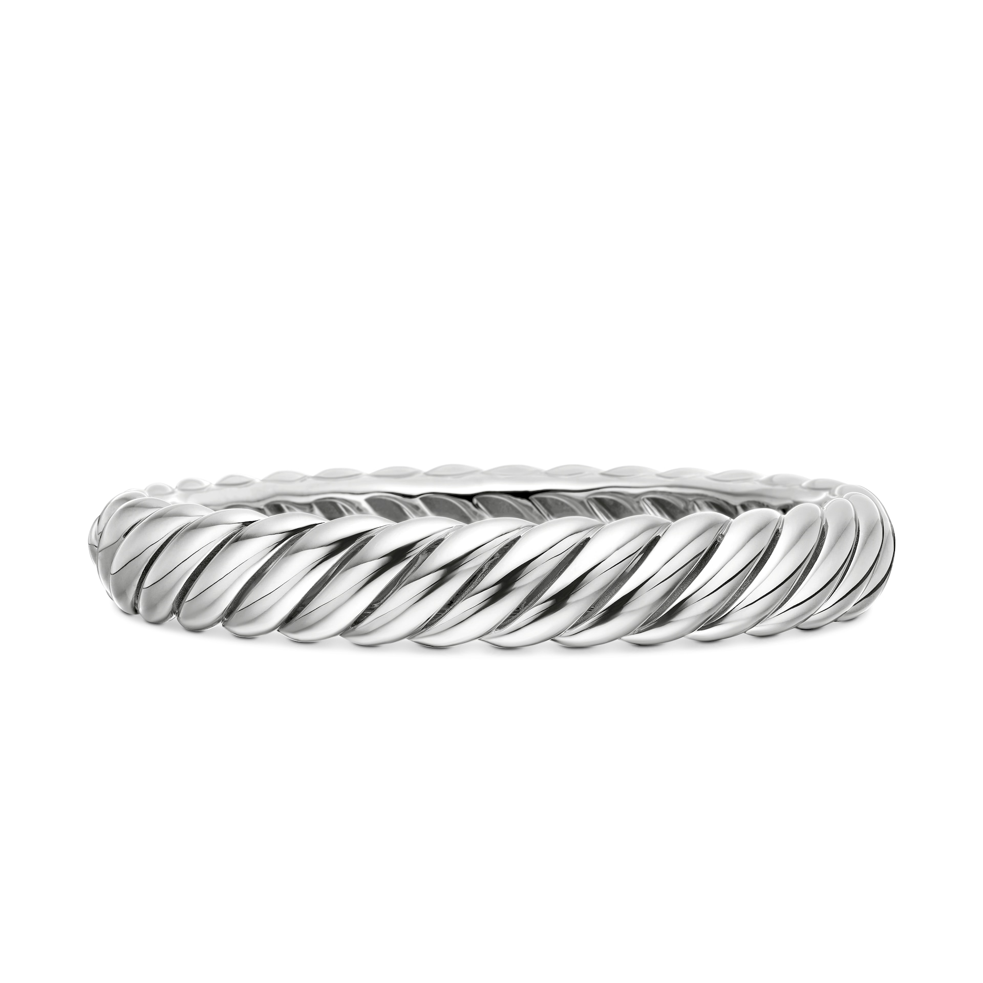 David Yurman Sculpted Cable Bracelet In Sterling Silver, 10mm