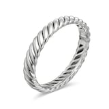 David Yurman Sculpted Cable Bracelet In Sterling Silver, 10mm - Size Large