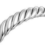 David Yurman Sculpted Cable Bracelet In Sterling Silver, 10mm - Size Large