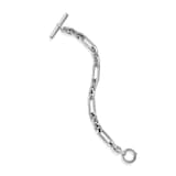 David Yurman Lexington Chain Bracelet In Sterling Silver With Diamonds, 9.8mm - Size Small