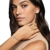 David Yurman DY Madison® Pavé Toggle Chain Bracelet In Sterling Silver With Diamonds, 3mm - Size Medium