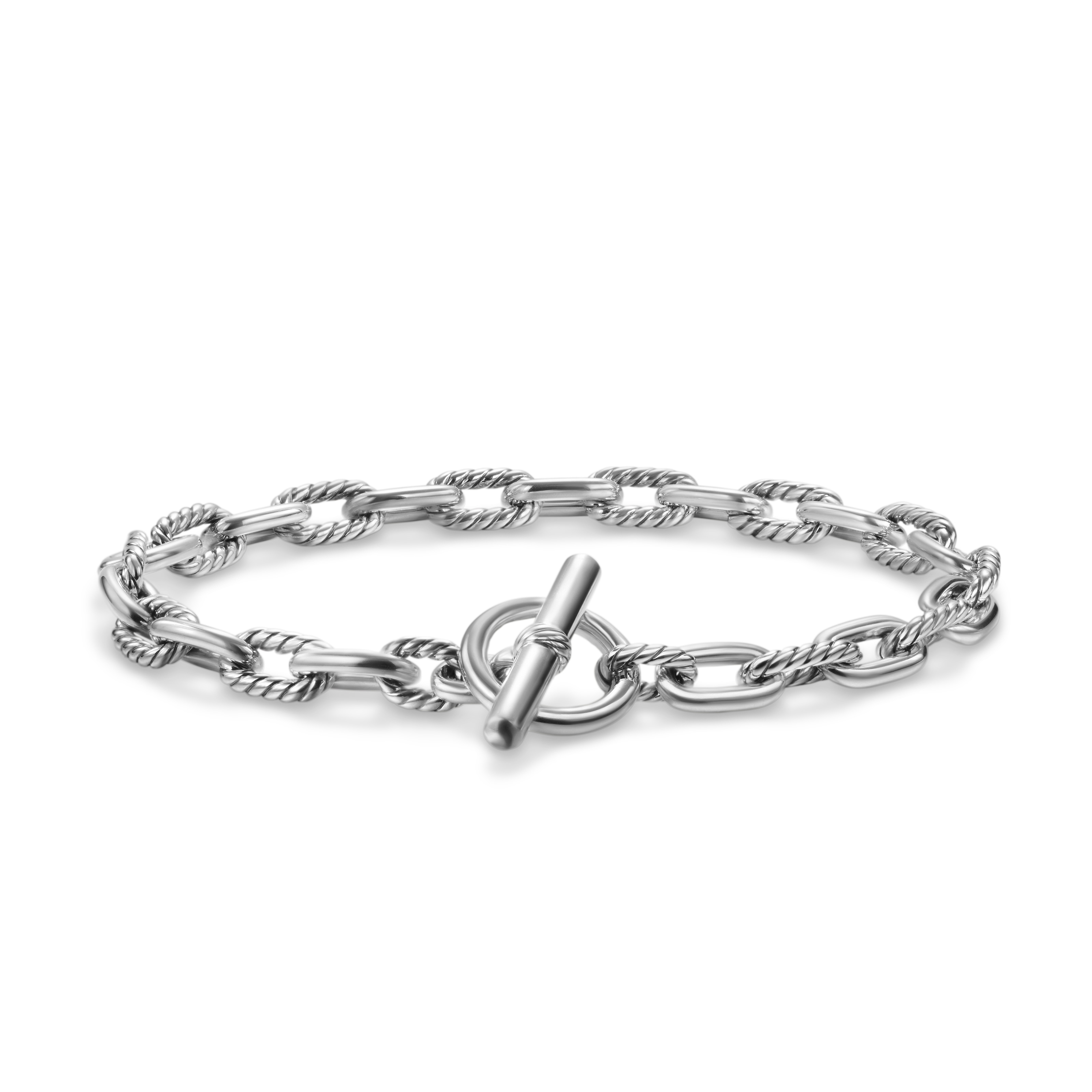 DY Madison® Toggle Chain Bracelet In Sterling Silver, 5.5mm - Size Medium