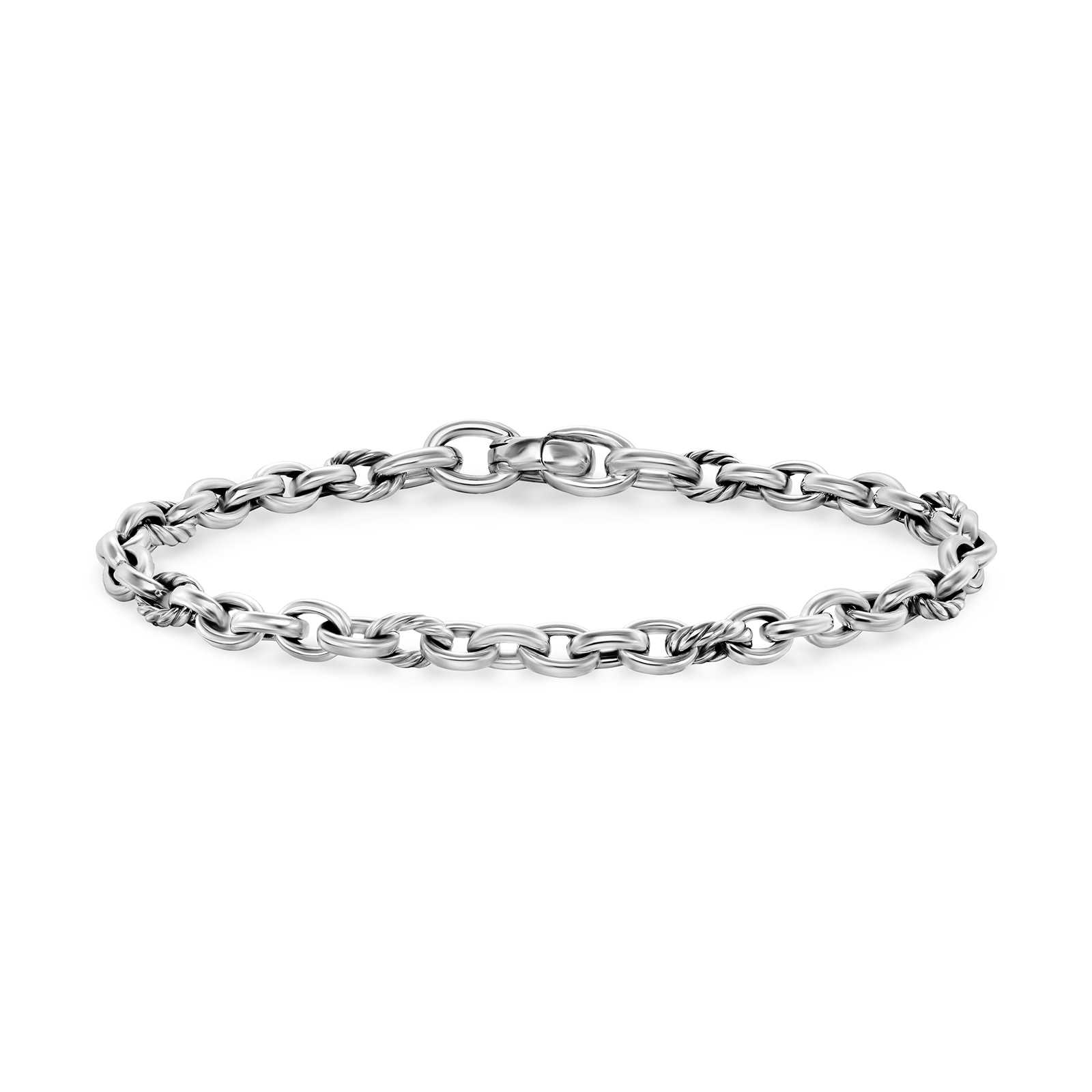 David Yurman DY Mercer™ Petite Chain Bracelet In Sterling Silver, 4.5mm