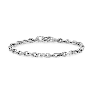 David Yurman DY Mercer™ Petite Chain Bracelet In Sterling Silver, 4.5mm