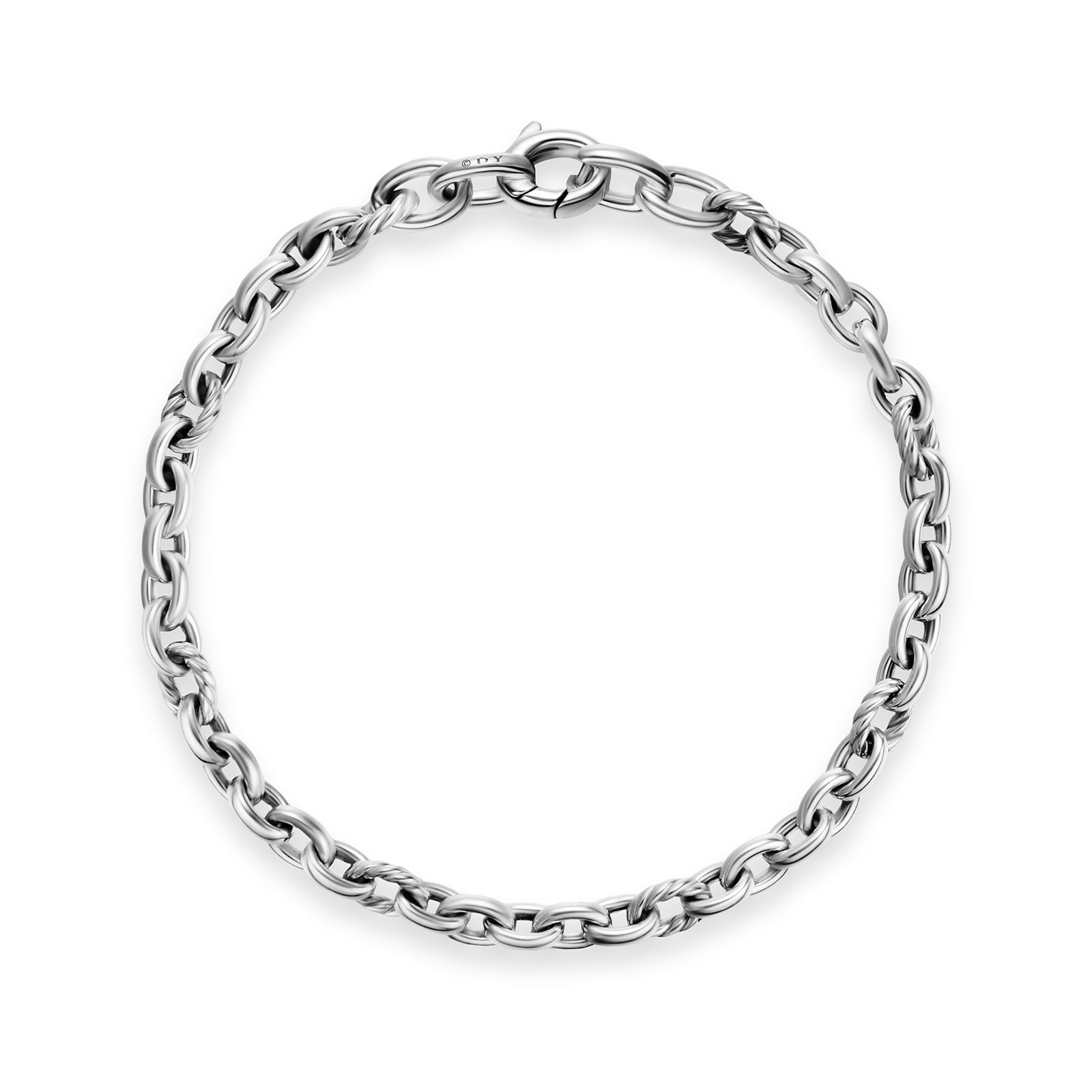 David Yurman DY Mercer™ Petite Chain Bracelet In Sterling Silver, 4.5mm