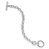 David Yurman DY Mercer™ Toggle Chain Bracelet In Sterling Silver With Diamonds, 8mm