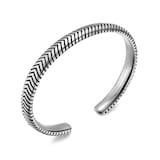 David Yurman Chevron Cuff Bracelet In Sterling Silver, 8mm