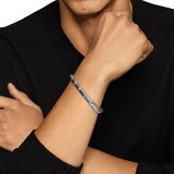 David Yurman Chevron link Bracelet In Sterling Silver, 7.6mm - Size Large