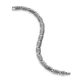David Yurman Chevron link Bracelet In Sterling Silver, 7.6mm - Size Large