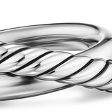 David Yurman Crossover Two Row Ring In Sterling Silver, 7.4mm - Ring Size 7