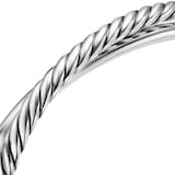 David Yurman Crossover Two Row Cuff Bracelet In Sterling Silver, 10.7mm - Size Large