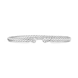 David Yurman Cable Flex Bracelet In Sterling Silver, 4mm  - Size Small