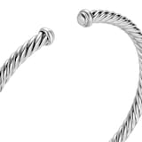 David Yurman Cable Flex Bracelet In Sterling Silver, 4mm  - Size Small