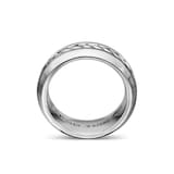 David Yurman Cable Inset Band Ring in Sterling Silver, 8mm