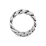 David Yurman Curb Chain Band Ring in Sterling Silver, 8mm
