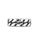 David Yurman Curb Chain Band Ring in Sterling Silver, 8mm