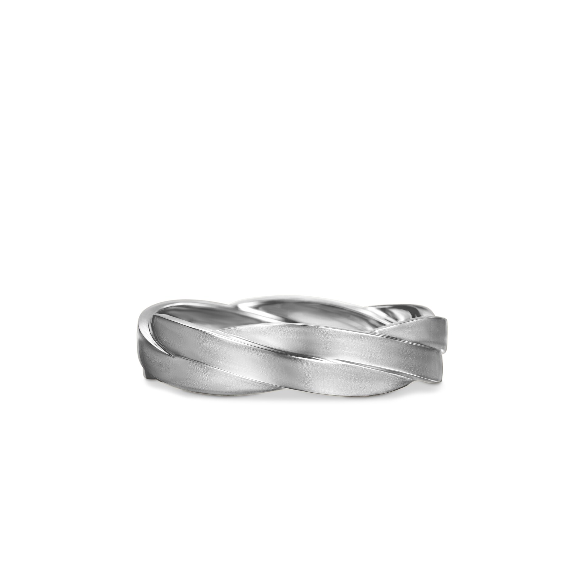 David Yurman DY Helios™ Band Ring in Sterling Silver, 6mm