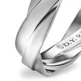 David Yurman DY Helios™ Band Ring in Sterling Silver, 6mm