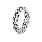 David Yurman Curb Chain Band Ring in Sterling Silver, 6mm