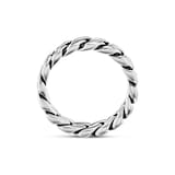 David Yurman Curb Chain Band Ring in Sterling Silver, 6mm